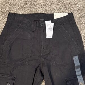 American Eagle Outfitters Black Baggy Jogger Cargo Pants